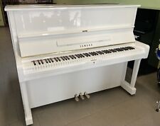 YAMAHA U1 BIANCO 3 Pedali Sordina 88 Note Ricondizionato Altezza 121 Centimetri