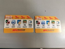 COPPIA SCHEDE TELEFONICHE