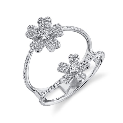 14k oro bianco diamante - bianco,