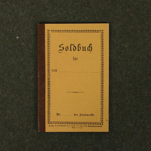 Replica ww1 german soldbuch - ww1,