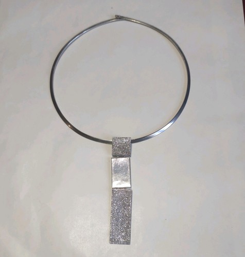 Girocollo rigido argento - girocollo,
