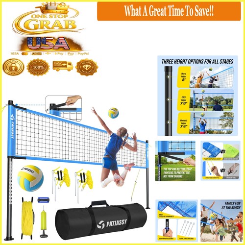 Set rete pallavolo - rete,