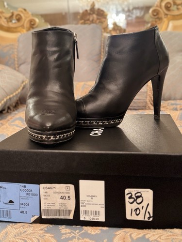 Stivaletti chanel pelle - chanel,