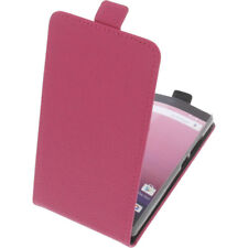 Custodia per Vernee Thor E Cellulare Modello Flip Protettiva Case Fucsia