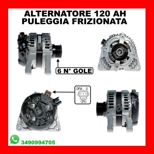 Alternatore 120ah volvo - alternatore, c30