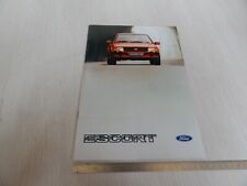 BROCHURE DEPLIANT ORIGINALE FORD ESCORT XR3i E NORMALI IN ITALIANO 1983