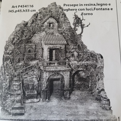 Presepe artigianale con