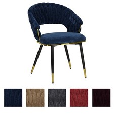 Poltroncina In Morbita Ciniglia Vellutata Intreccaita ROYAL B