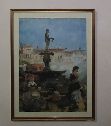 Quadro stampa fontana - quadro, di