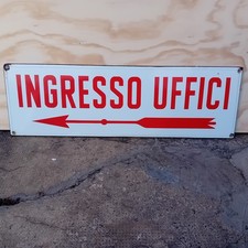 Enamel Table Sign Office