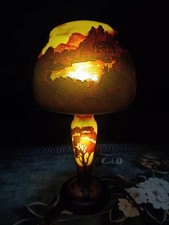 Lampada da tavolo in vetro