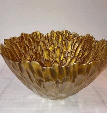 Home Decor Gold Bottom Glass