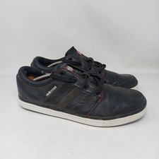 Adidas Adicross Gripmore scarpa da golf UK 11 nero rosso sneaker bassa