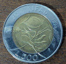 REPUBBLICA ITALIANA - 500 LIRE