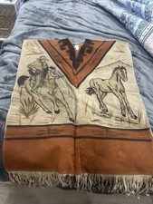 Poncho vintage vera pelle - vintage, in