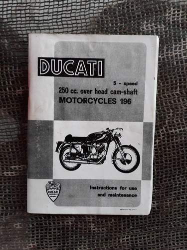 Ducati 250 ohc 196 manuale - ducati,