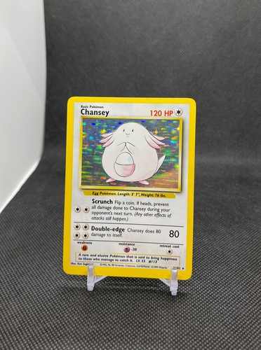Chansey holo 102 ultra rara - chansey,