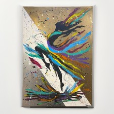 Quadro Astratto Dipinto a mano