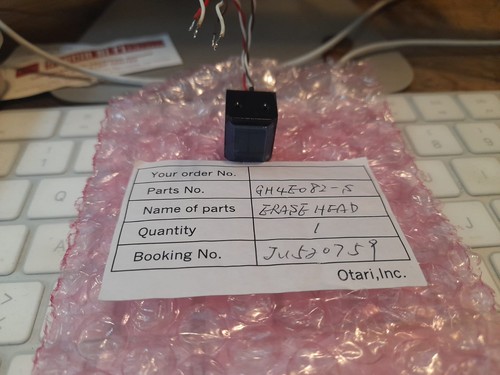 Otari 5050 erase head new - otari, head-new