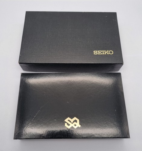 Seiko black glossy watches box - seiko,