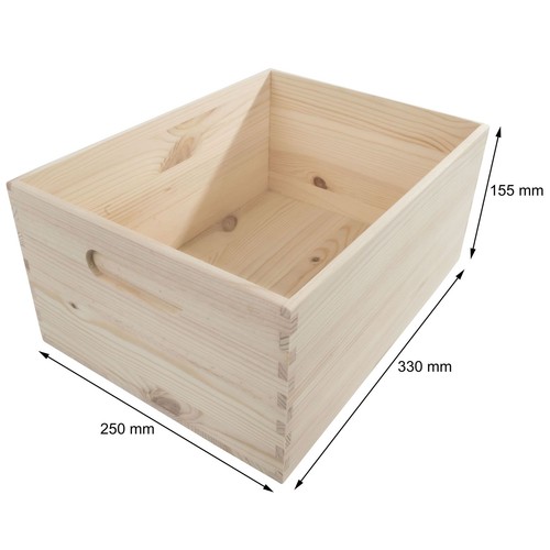 Cassapanca legno 33x25x15 - in,