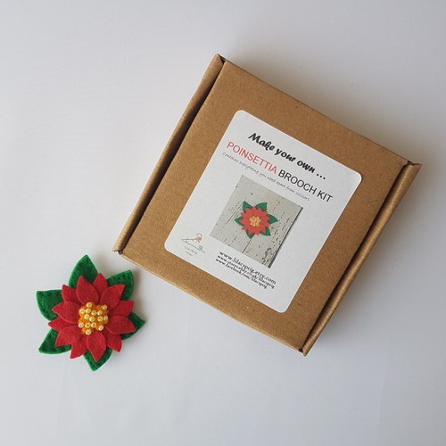 Kit spille poinsettia - kit, poinsettia,