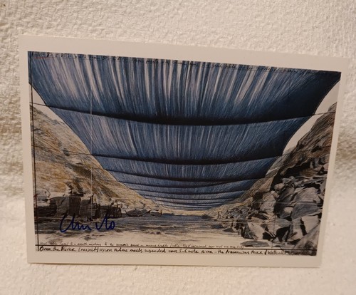 Christo javacheff postcard - ,