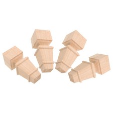  Set gambe da tavolo 4 pezzi