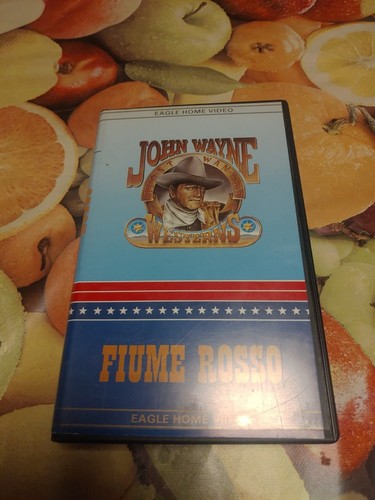 Fiume rosso john wayne vhs - rosso,