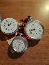 Orologi Da Tasca In Argento- Lotto