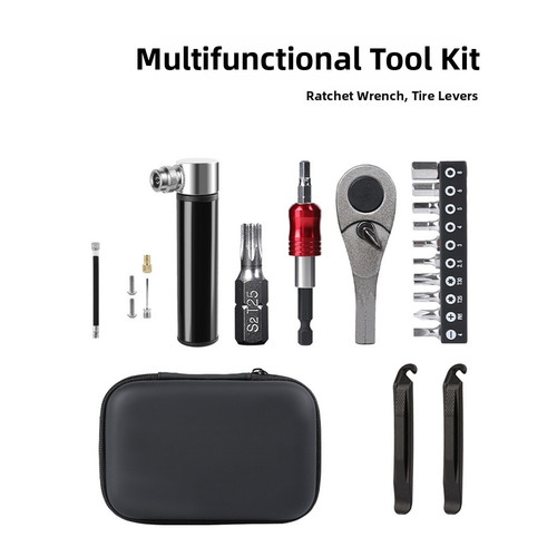 Kit riparazione bici portatile - kit,