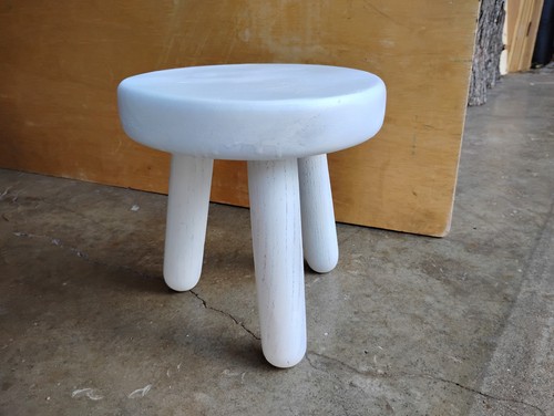 Sgabello mungitura vintage - sgabello,