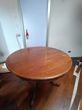 Tavolo rotondo allungabile in legno