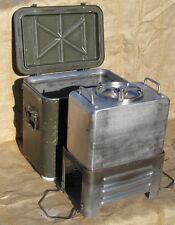 CUCINA DA CAMPO ESERCITO SVIZZERO DA LT. 15 IN ACCIAIO INOX