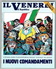 VENERDI 1993/264=ALTAN=ALESSANDRA FERRI=MICHELA BUSCEMI=ALBERTO RONCHEY=DUCHAMP