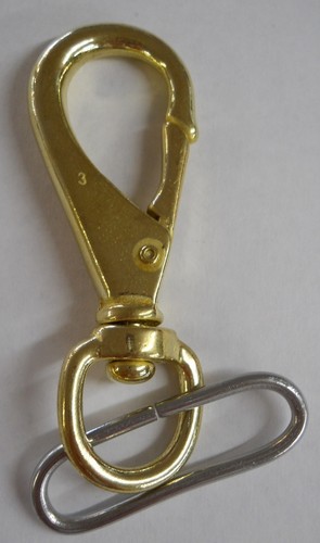 Gancio clip ottone - gancio,