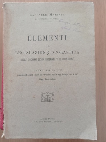 Elementi legislazione - di,