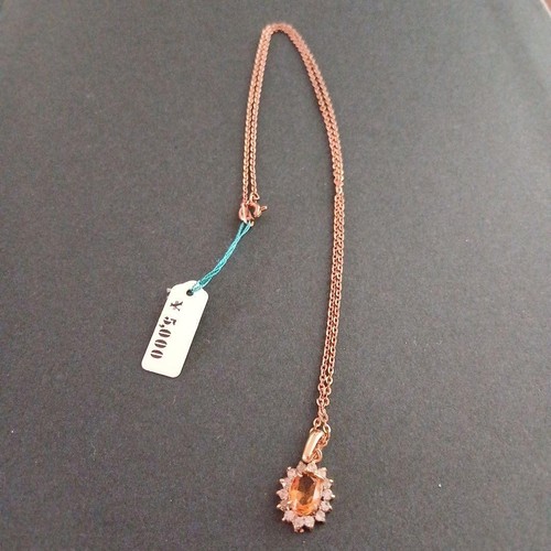 Collana vintage con pietre - , di