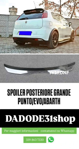 Spoiler grande punto - grande, punto/punto