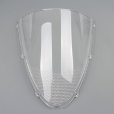 Windshield WindScreen Double Bubble PER Kawasaki ZX6R 05-08 ZX10R 06-07 White