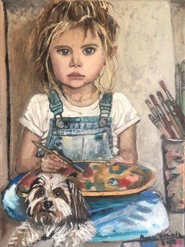 Dipinti olio tela - a, su