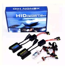 KIT FARI RICAMBIO HID XENON LIGHT ALLO XENO H7 6000K 55W LUCI LAMPADINE SLIM