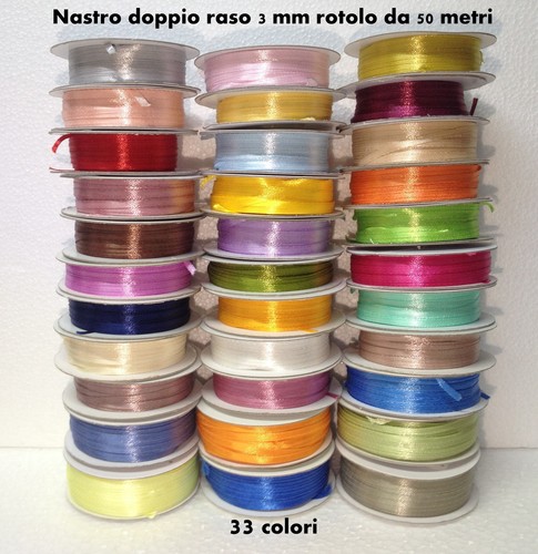 Nastro doppio raso - doppio, rotolo