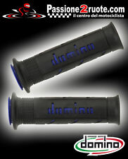 manopole Domino XM2 nero blu Kawasaki Eliminator En 500 Gpx Gpz Gtr 1400 Kfx