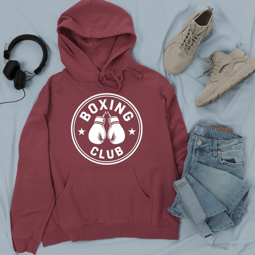 Boxing club felpa con - club,