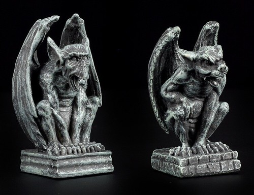 Mini gargoyle statue 2er - 2er, set
