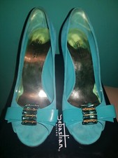 Sebastian Scarpe Lusso donna Sandali gioiello  camoscio turchese 