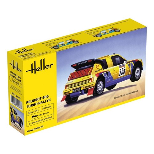 Heller peugeot 205 turbo rally - heller,