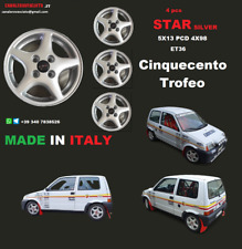Cerchi in lega 13 Fiat cinquecento Trofeo 4x98 felgen wheels llantas jantes per