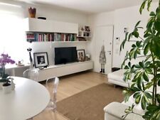 parete attrezzata mobile soggiorno bianco opaco con porta TV